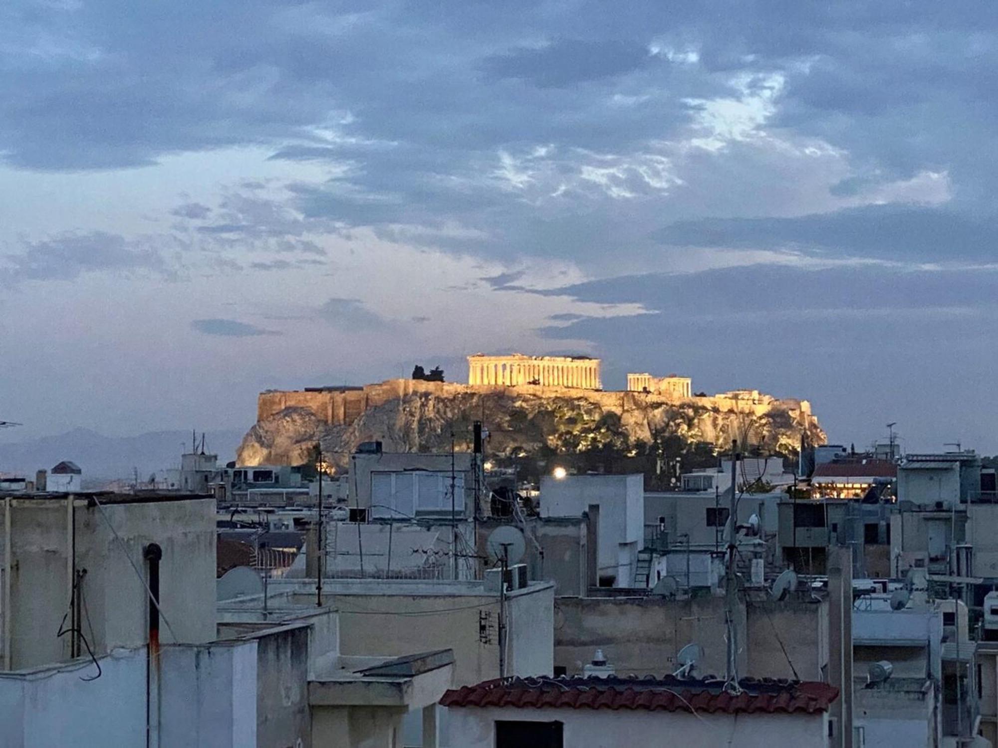 Apartmán 200Mbps Wifi - Penthouse With Acropolis View Atény Exteriér fotografie