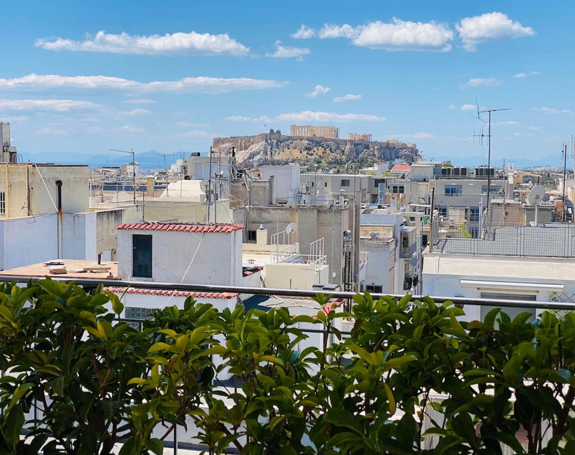 Apartmán 200Mbps Wifi - Penthouse With Acropolis View Atény Exteriér fotografie